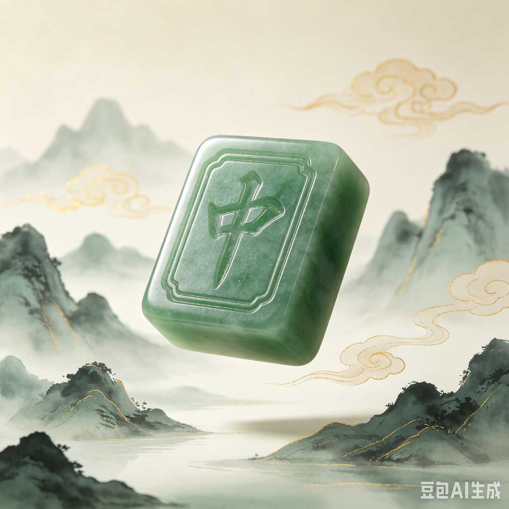 asian classic board game mahjong