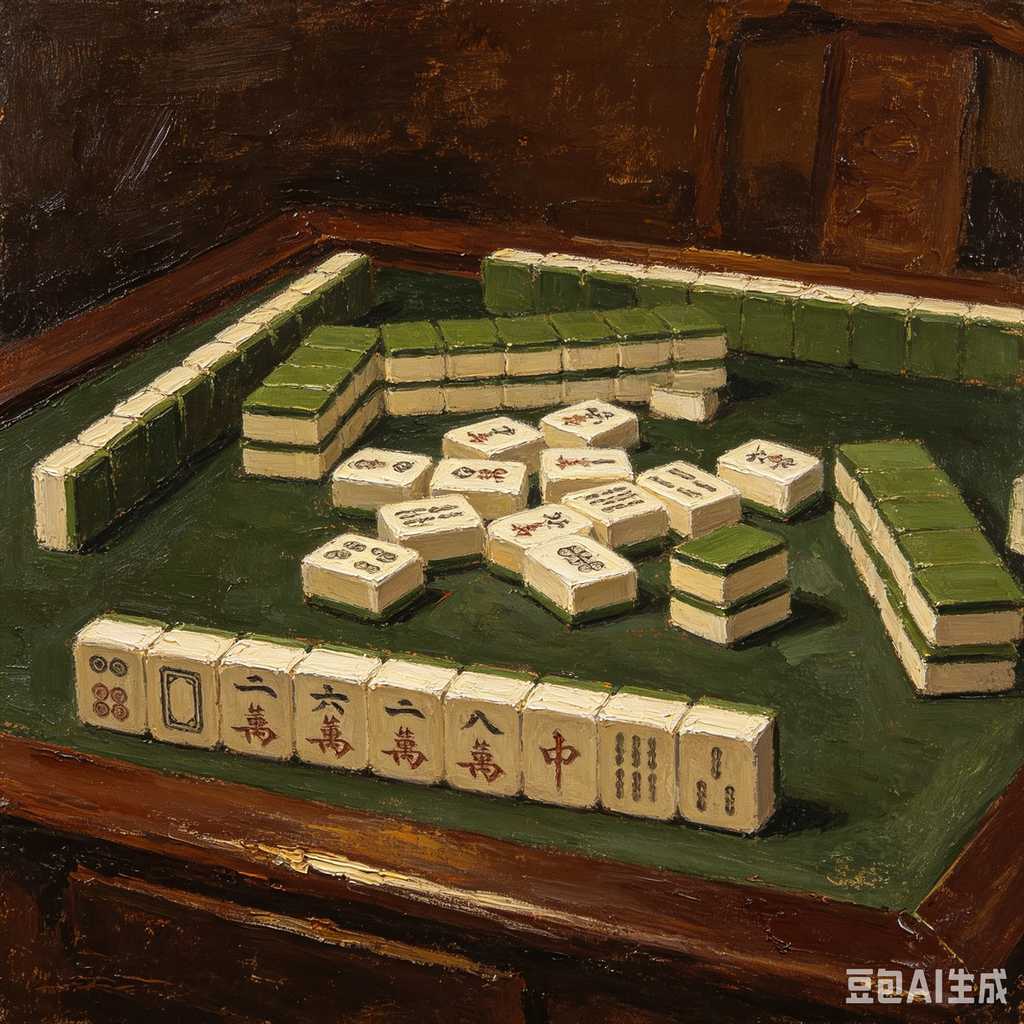 adult senior mahjong game set