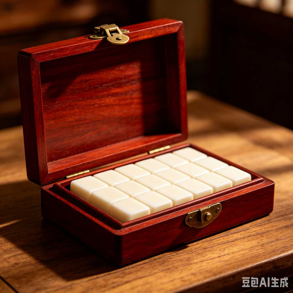 trendy color mahjong set