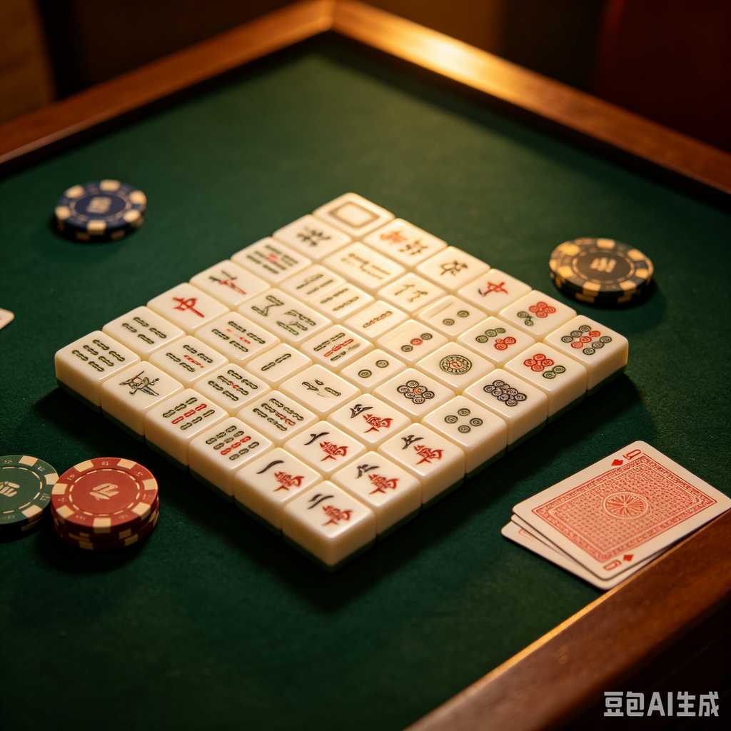 glossy mahjong tiles