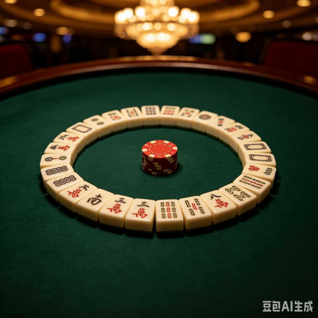 saturated color mahjong set print