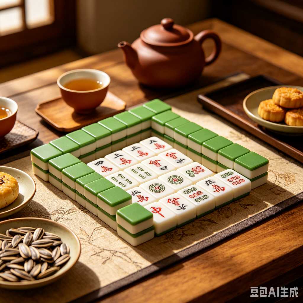 oil painting mahjong set